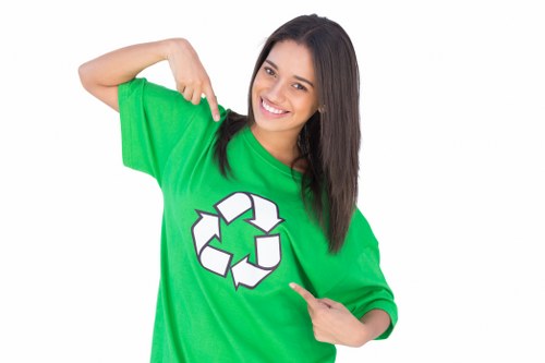 Eco-friendly flat clearance practices in Upminster